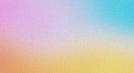 Warm colors grainy gradient background. Abstract smooth pink orange blue color noisy texture, vibrant, glowing, soft, website header, cover, banner, poster