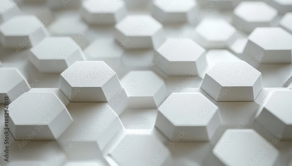 Poster exploring the intricate design of hexagonal patterns an insight into modern aesthetics and geometry 
