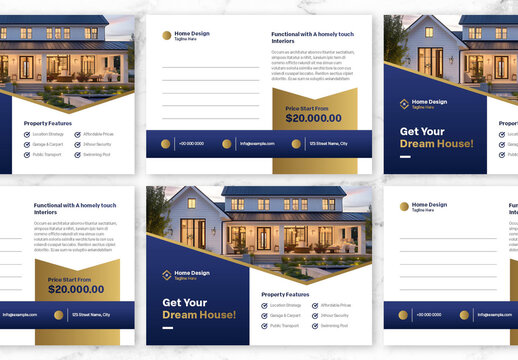 Blue  And Gold  Postcard