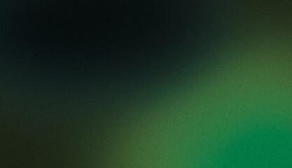 Green black color flow grainy gradient texture background. Abstract dark colorful noisy gradient with vibrant, glowing, bright, shine colors, wave shaped, website cover, header
