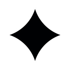 four pointed star silhouette