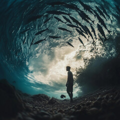 Fototapeta premium Harmony with the Sea