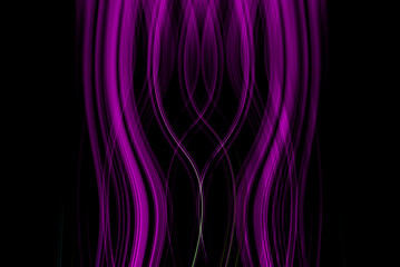 Light lines for desktop background. Stunning abstract multicolor visualization.