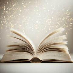 Fototapeta premium Manuscript Pages Fluttering in the Air