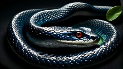 Fototapeta premium close up of a snake