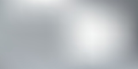 Silver foil background with metal mirror texture. Chrome gradient surface with light like could abstract eps 10