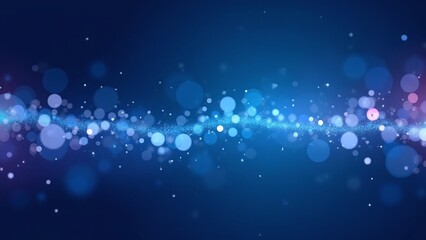 Fototapeta premium Abstract design, gradient blue, bokeh effects, dynamic