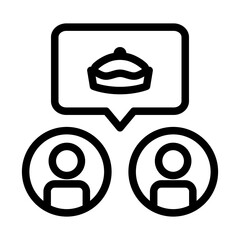 people thanksgiving outline style