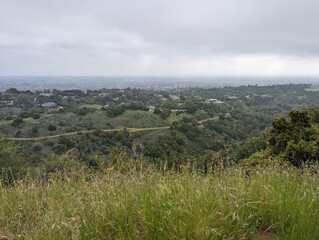 Obraz premium view from a hilltop