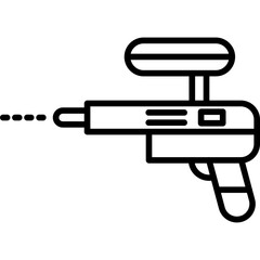 Obraz premium Water Gun Icon