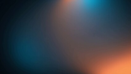 Gradient of light dark blue and orange light blurr