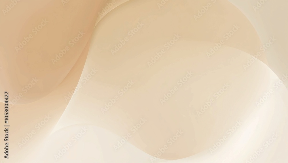 Poster creamy soft blend of beige and white tones in a gentle gradient, ideal for unpixelated backgrounds i