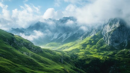 Obraz premium Epic Landscapes From Mountain Peaks to Rolling 