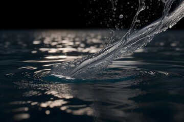 Soft and flowing water background in 3D, perfect for soothing visual content