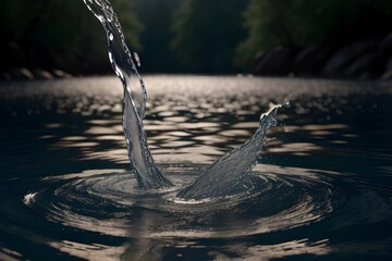 Vibrant flowing liquid background in 3D, ideal for wallpapers and digital art