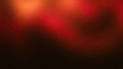 Red magenta orange abstract glowing spotlight colors grainy backdrop. Light leaks with flowing colors grainy gradient texture, wave shaped, noise texture, website header, banner, poster, cover