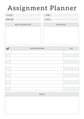 Assignment Planner