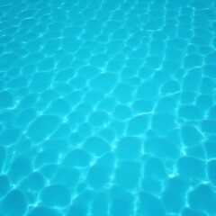 Obraz premium Close-Up of Blue Pool Water with Sunlit Surface