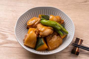 鶏肉とかぼちゃの煮物