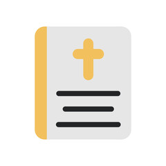 Obraz premium bible book flat style