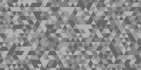 Vector geometric seamless gray, black cube square low polygon background. abstract surface creative diamond pattern corporate. Black and gray polygon Mosaic triangle overlap texture background.