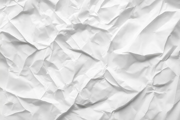Obraz premium Crumpled white paper texture background for creative design projects