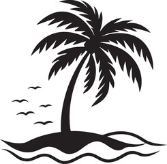 palm tree silhouette