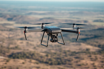 Military operator use rc for controls FPV UAV drone