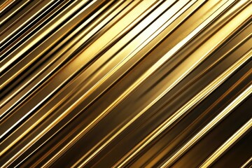 Obraz premium gold metal background texture with Diagonal strips metal