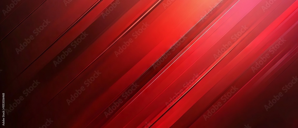 Poster abstract red background with diagonal stripes and copy space for text design, bold and dynamic backd
