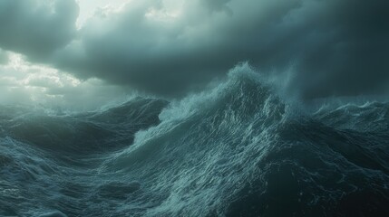 Fototapeta premium Dynamic Oceans Capturing Waves Storms and Natur