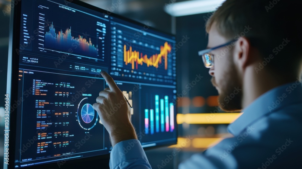 Poster a data analyst explaining the correlation between customer behavior and sales growth