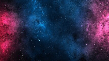Obraz premium A vibrant cosmic background with swirling pink and blue colors, reminiscent of a starry night sky filled with sparkling particles.