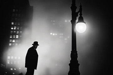 mist of deception - film noir still