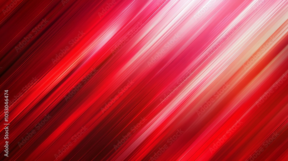 Poster abstract red vector background with dynamic diagonal stripes and gradient design