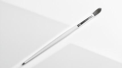 Fototapeta premium Minimalist Paintbrush Art: Soft Light & Shadows