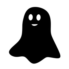 Halloween . Ghost icon.  Ghost silhouette