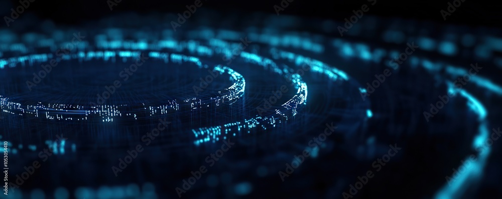 Poster digital background perfect for tech processes, neural networks, artificial intelligence, data transf