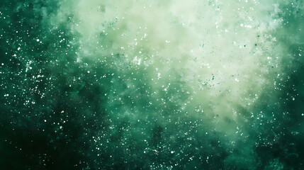 Obraz premium Grainy green gradient background with noise texture for web design and digital art. Gradient Overlay. Illustration