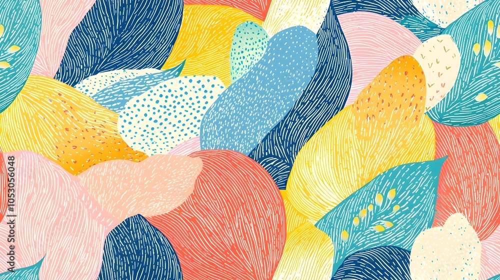 Poster abstract colorful pattern texture