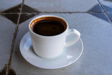 black coffee