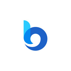 Letter B logo design