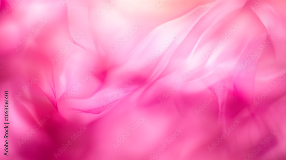 Poster abstract swirling pink texture with soft gradients and delicate layers in a calming composition