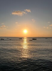 Fototapeta premium sunset over the sea