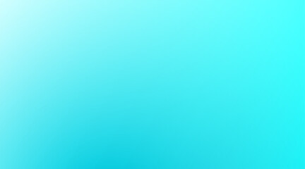 A gentle gradient transitions from a soft white to a vibrant turquoise blue, creating a serene and calming background.