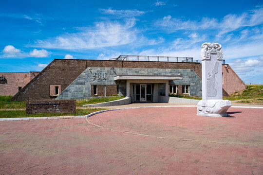 Karakorum, Mongolia - August 7, 2024 - Scene of The Kharakhorum Museum, a museum in Kharkhorin, Ovorkhangai Province, Mongolia, dedicated to exhibiting artifacts from Mongolian history