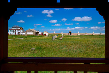 Erdene Zuu Monastery, earliest surviving Buddhist monastery in Mongolia, affiliated with Gelug sect...