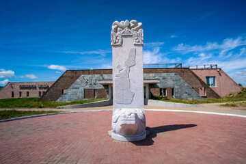 Karakorum, Mongolia - August 7, 2024 - Scene of The Kharakhorum Museum, a museum in Kharkhorin,...