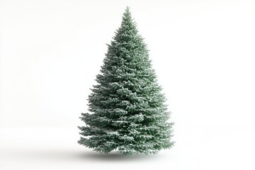Fototapeta premium christmas tree isolated Beautiful christmas tree isolated on a white background
