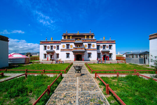 Erdene Zuu Monastery, earliest surviving Buddhist monastery in Mongolia, affiliated with Gelug sect of Tibetan Buddhism, part of Orkhon Valley Cultural Landscape, UNESCO, Ovorkhangai, Karakorum